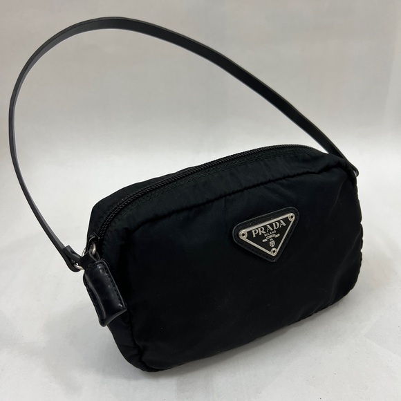 PRADA Pouch Nylon Black Auth - Picture 2 of 14